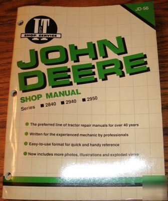 John deere 2840 2940 2950 tractor i&t service manual jd