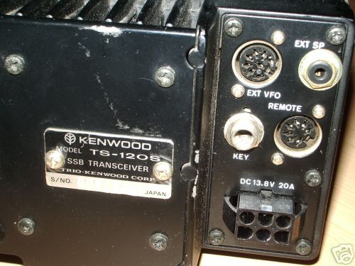 Kenwood ts 120S ssb hf transceiver ham radio