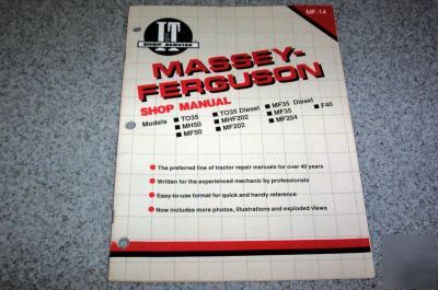 Massey-ferguson shop man. mf-14,TO35,MH50,MF50,F40 etc