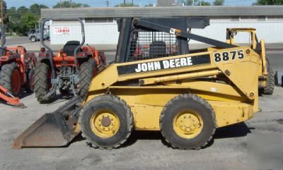 New deere 8875 skid steer loader. engine w/ warranty