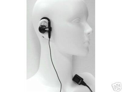 New ear hanger headset for motorola radios design