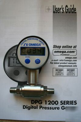 New omega 5 psi digital differential pressure gauge new