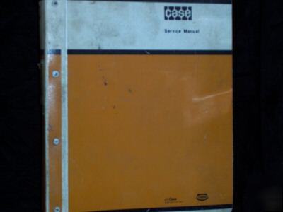 Original case W24B loader service manual
