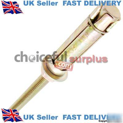 Projecting steel loose bolt anchors 6MM x 105MM x 4