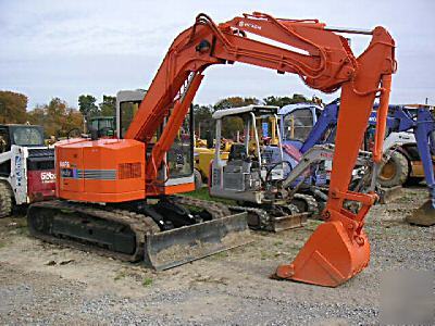 New hitachi EX60URG excavator, side-shift boom, tracks