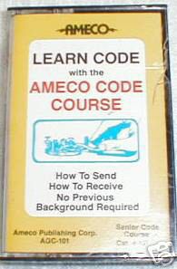 Ameco code course learn code morse code audio cassette