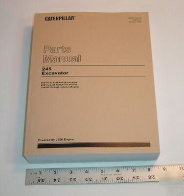 Caterpillar parts book - 245 excavator - 1989 - vol. 2
