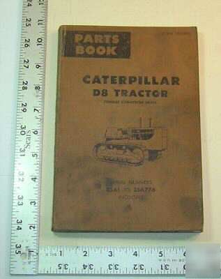 Caterpillar parts book - D8 tractor - torque converter