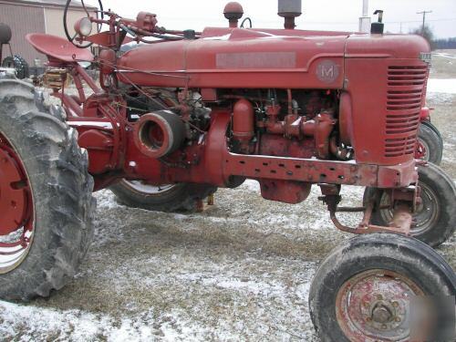 Farmall m, 1942, wide front end,3 point , power steerin