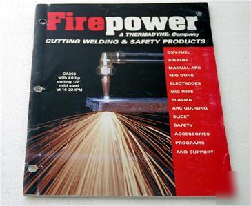 Firepower parts catalog cutting welding safety products