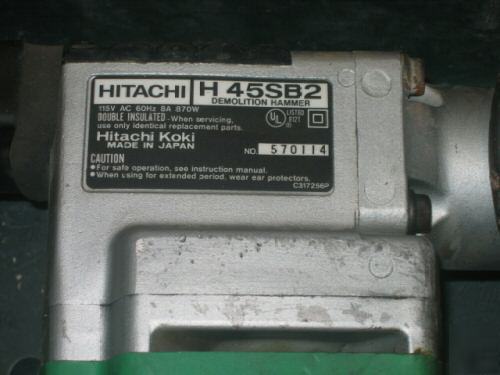 Hitachi *H45SB2* demolition hammer ~~~nice~~~ 