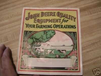 John deere quality equipment book-1929