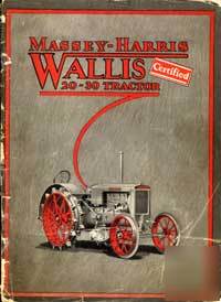 Massey harris wallis tractor and farm equipment catalog