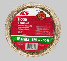 New ace manila rope 3-strand