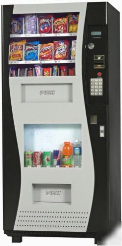 New go-380 combo snack and soda machine by genesis 