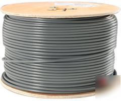 New steren 200-932GY 1000' spool RG6 coaxial ul cable