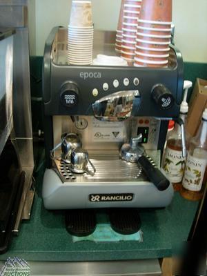 Rancilio epoca E1 espresso late commercial machine