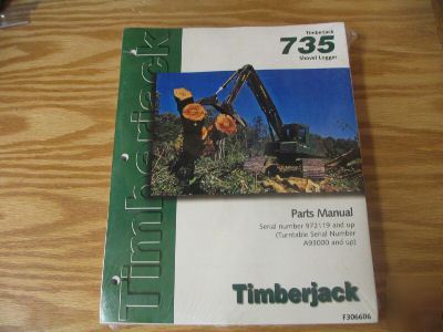 Timberjack 735 shovel logger parts catalog manual