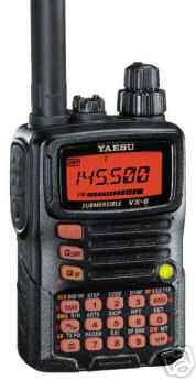 Vertex vx-6R vhf uhf dual band radio 5 watt waterproof