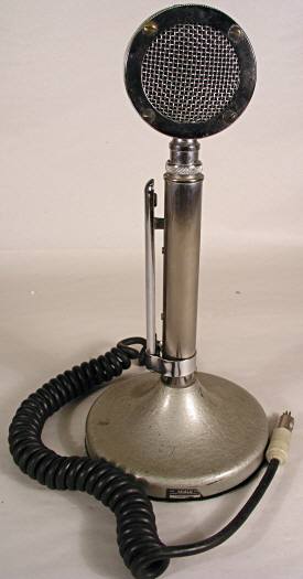 Vintage astatic model d 104 chrome microphone ham radio