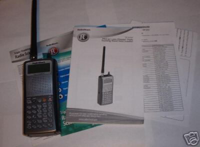  radio shack pro 97 triple-trunking 1000 ch scanner 