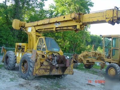 1970's galion crane 15 ton, 4-53 detroit, winch gallion