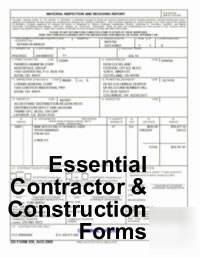 Essential contractor & construction forms,