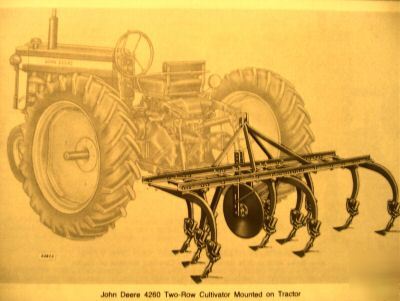 John deere 2&4 cyl tractor cultivator parts catalog jd