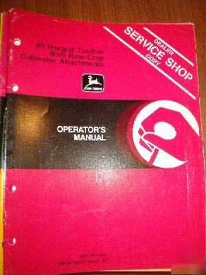 John deere operators manual 80 integral toolbar 