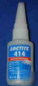 Loctite 414 adhesive plastic vinyl 1 ounce bottle size