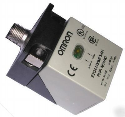 Omron inductive proximity sensor long range dc M12 pnp