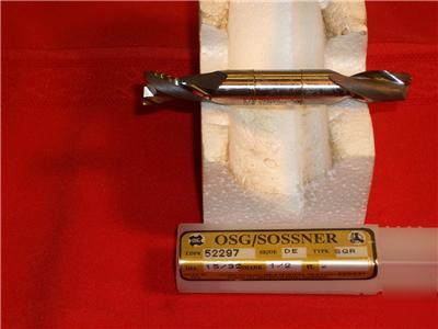 Osg/sossner 15/32 double end mill 2FLT sq no 
