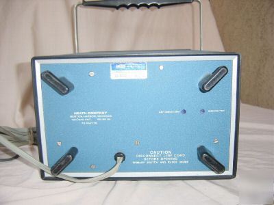 Vintage oscilloscope dual trace heath company