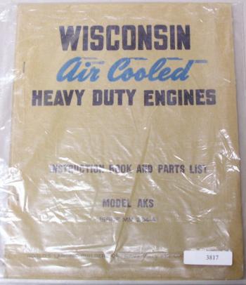 Wisconsin aks heavy duty engine operators parts manual