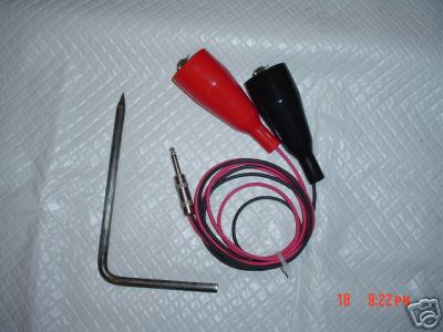 (1) conductive lead and ground rod for metrotech 
