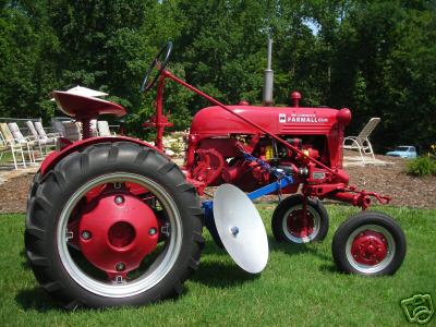1950 farmall cub with side plow rare