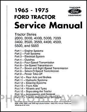 1966-1967-1968-1969-1970 ford tractor shop manual