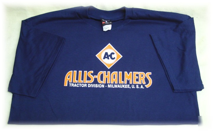 Allis chalmers shirt adult 2XL navy