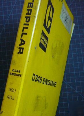 Cat caterpillar D346 engine service manual book