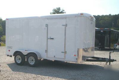 Haulmark 7X14 enclosed cargo trailer double drs (88558)