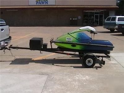 Jet ski, for parts only, and, good, trailer
