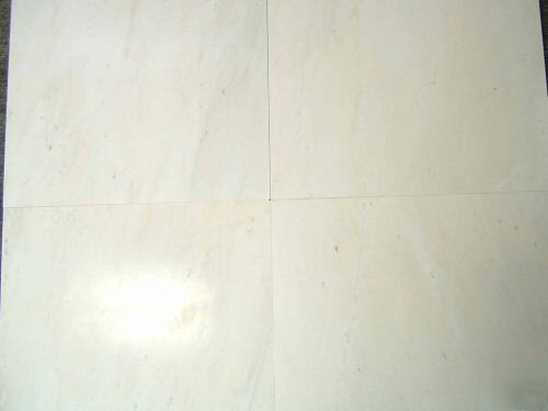 Mystic white marble floor tile 18 x 18 