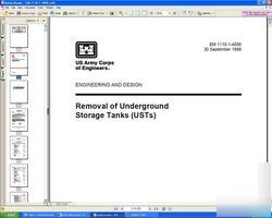 Removal of underground storage tanks engineering manual