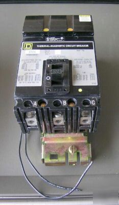 Square d fh FH36100IO37 100A circuit breaker 