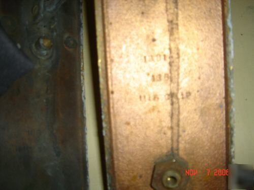Vintage brass corbin lockset