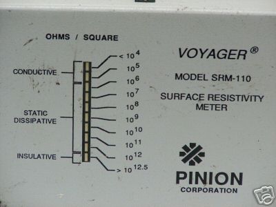 Voyager srm-110 surface resistivity meter