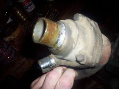 Allis chalmers WD45 tractor engine thermostat housing 