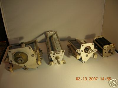 Hammarlund/johnson/cardwell hv tuning capacitors