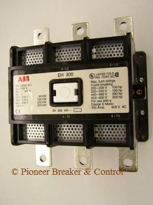 New abb / asea magnetic contactor EH300C-4 3P 480V coil