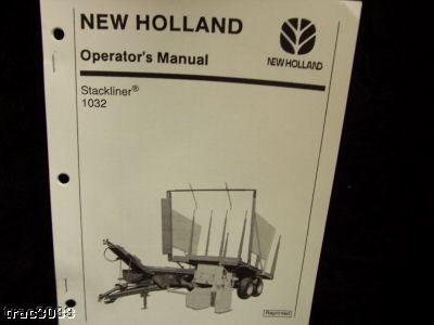 New original holland stakliner 1032 operator's manual